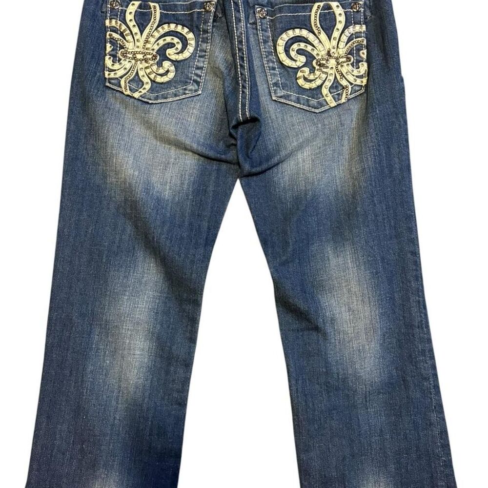 miss me embellished denim capri jeans